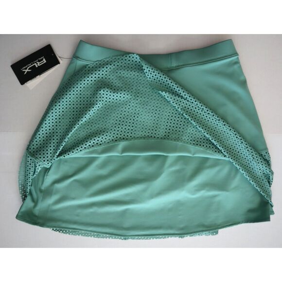 RLX Ralph Lauren Women's Sz S Green Eyelet Tennis Pickleball Golf Skort - Picture 7 of 12
